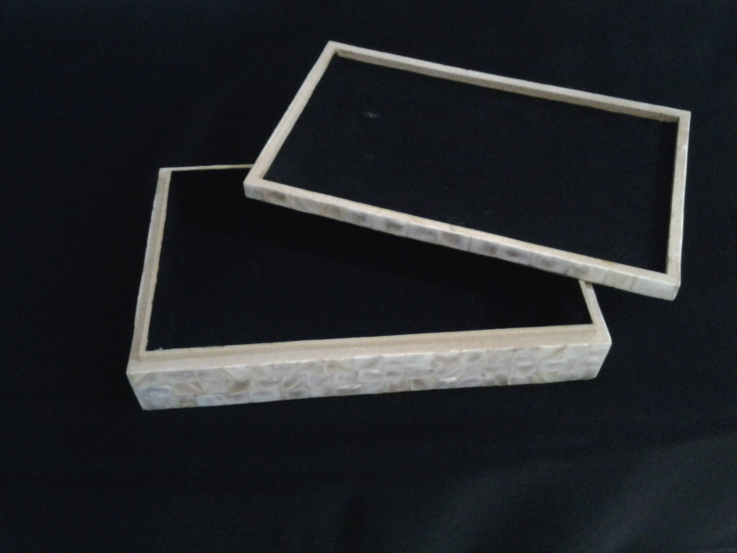 Opulent Homes White Mother of Pearl Box 10x5x3