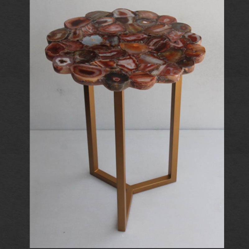 Stone Plus India Red Agate Flower Table