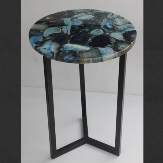Stone Plus India Blue Agate Table