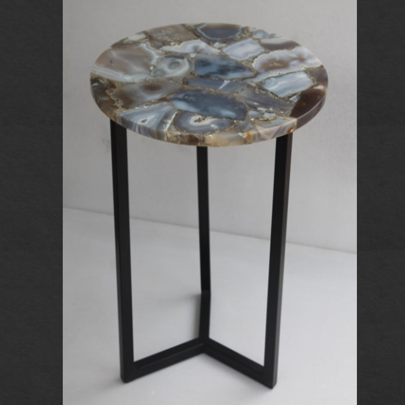 Stone Plus India Grey Agate Table