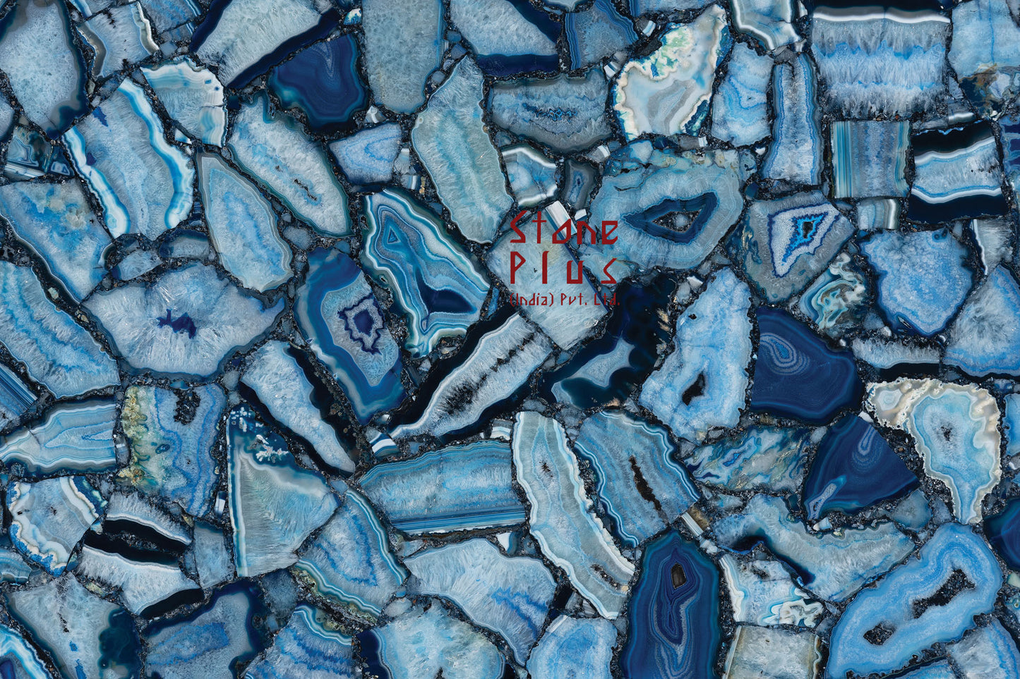 Stone Plus India Blue Agate Slab