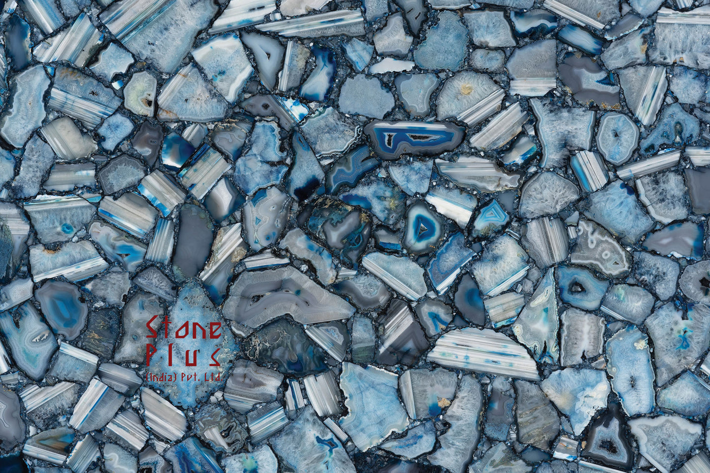 Stone Plus India Blue Agate Slab