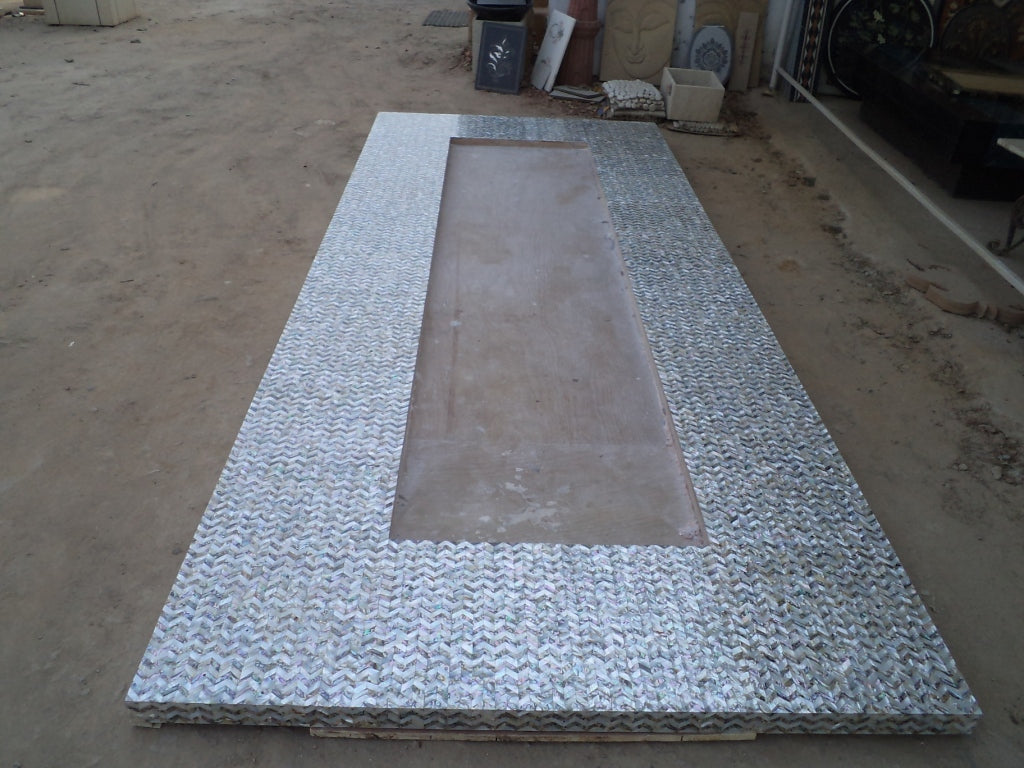 Stone Plus India Mother of Pearl Mirror Frame Big Size