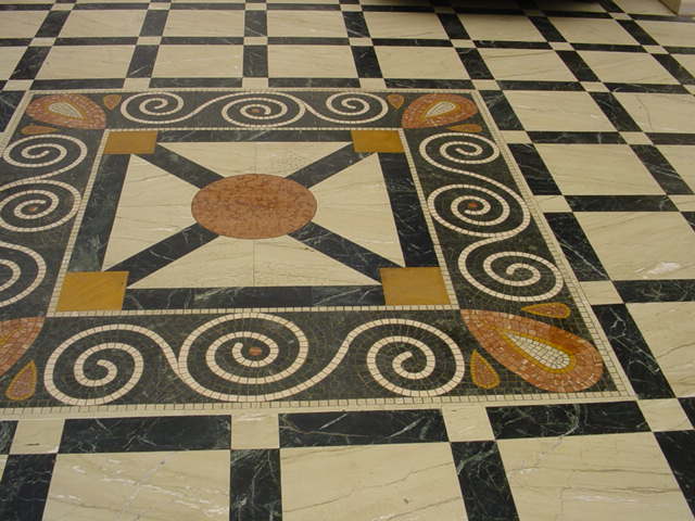 Stone Plus India Marble Inlay Flooring Driveway