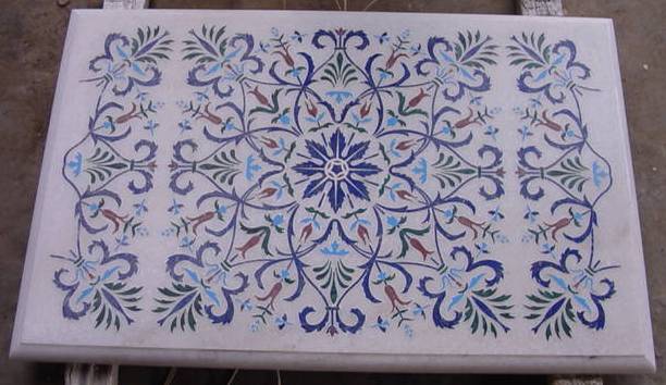 Stone Plus India Marble Inlay Lapiz Flooring/Carpet