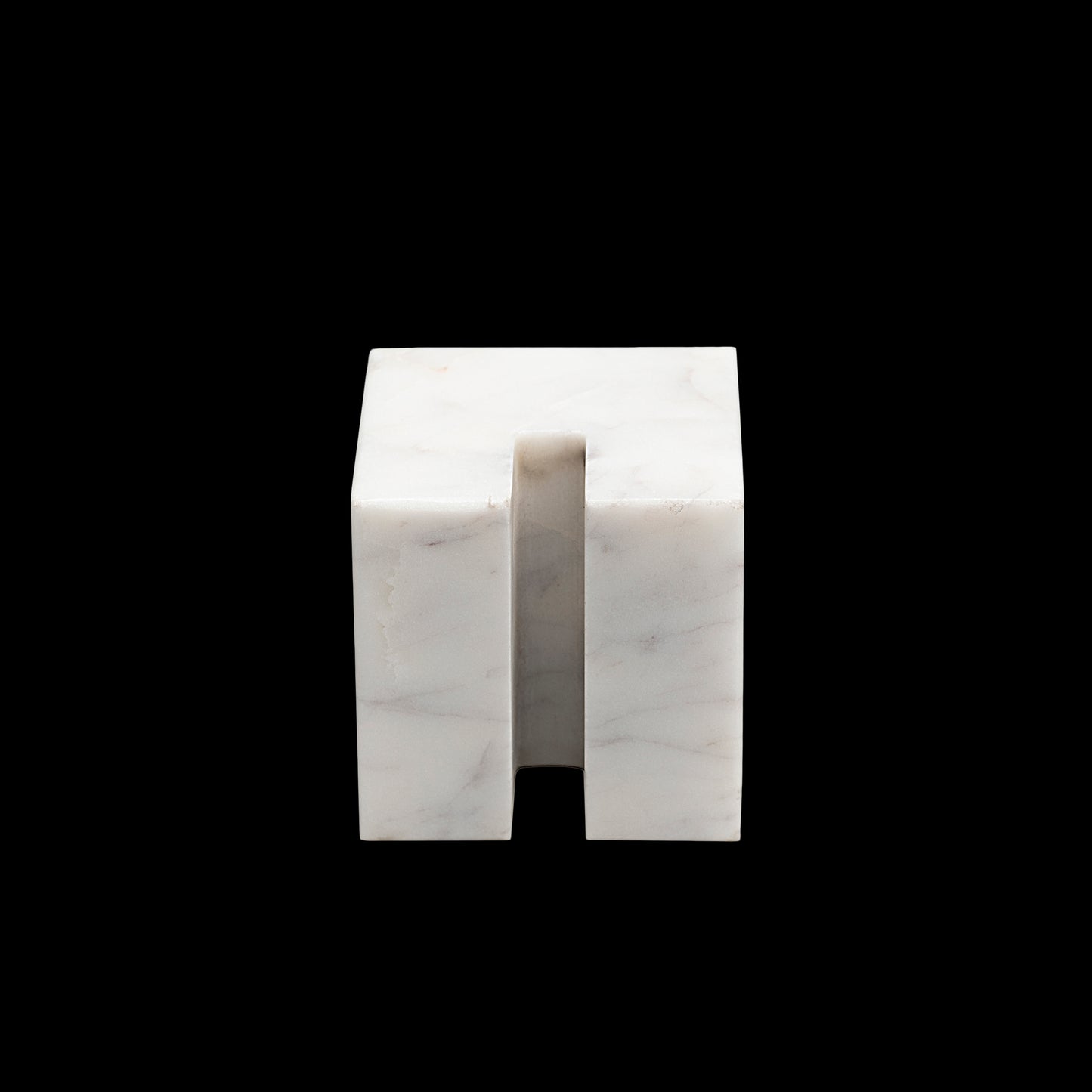Opulent Homes  White Pearl Cube Shape Paper Weight