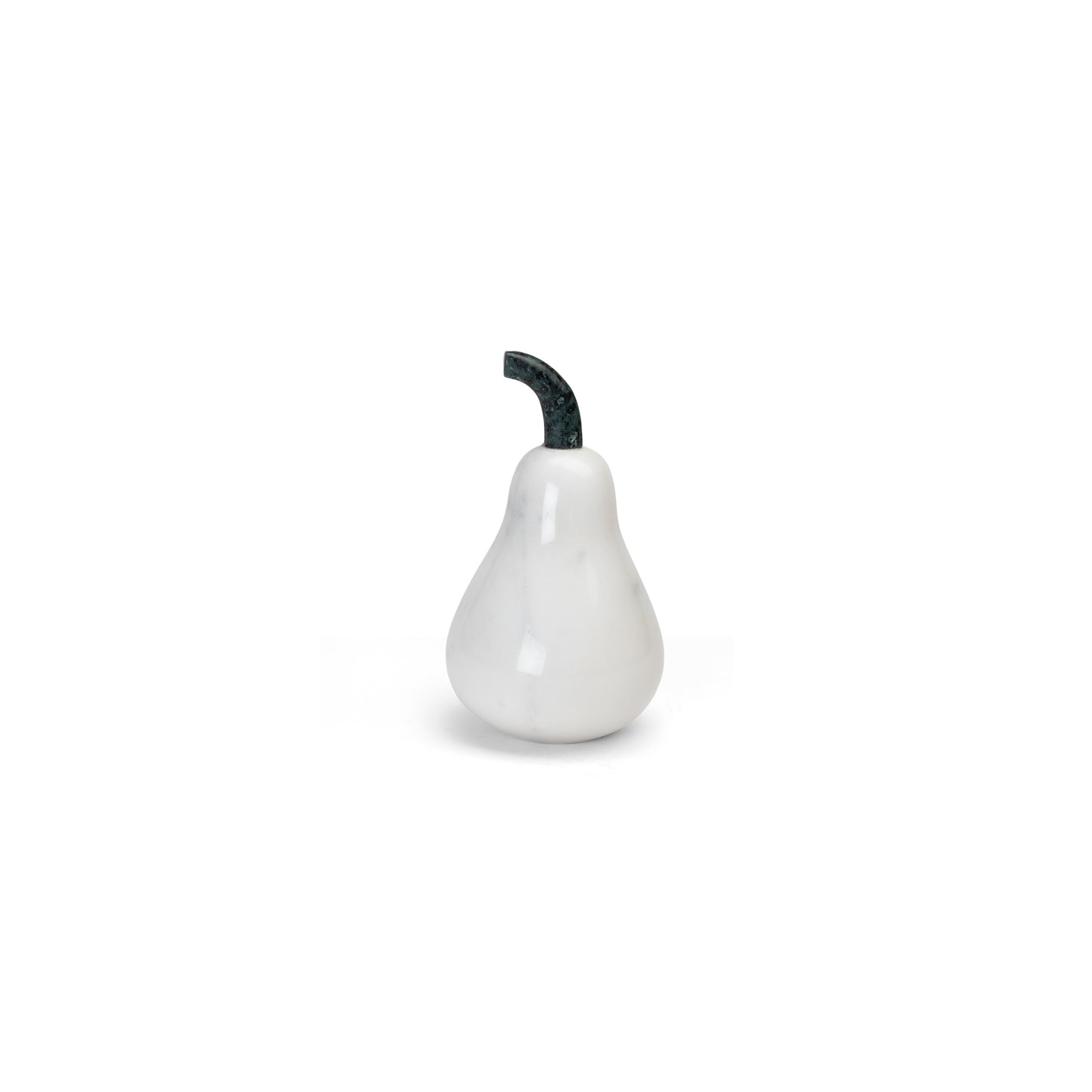 Stone Plus India White Marble Pear - a showpiece