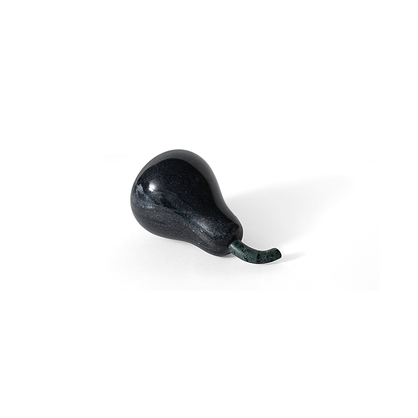 Stone Plus India Black Marble Pear - a showpiece