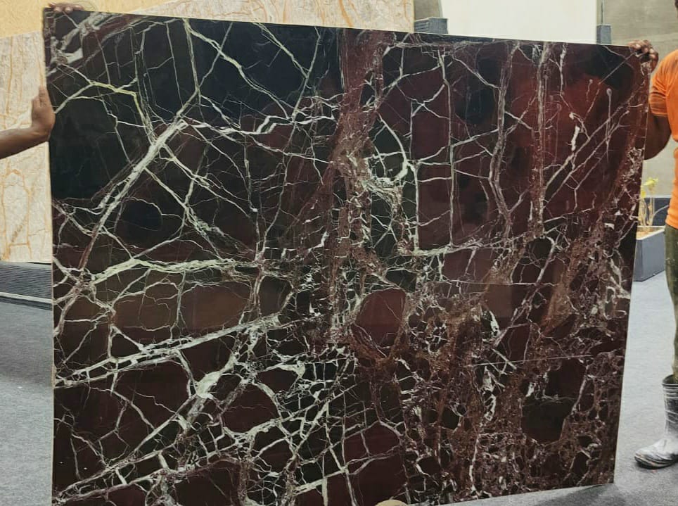 Rosso Lavante Marble Slab