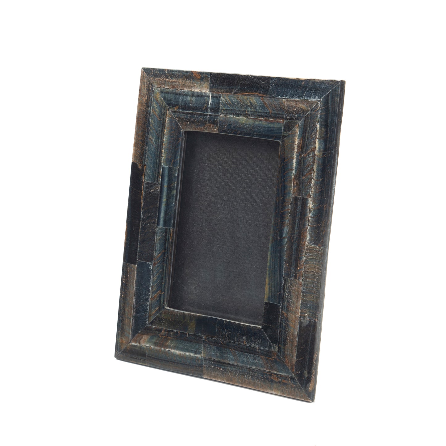 Stone Plus India Tigers Eye Blue Brick Photo Frame