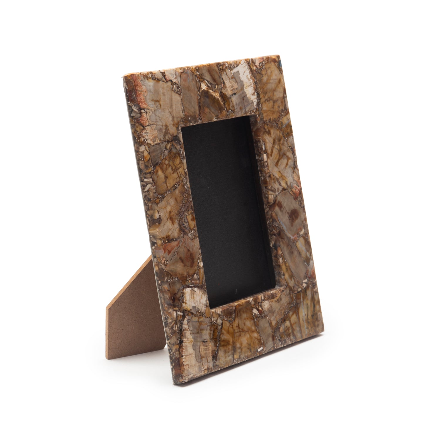 Stone Plus India Petrified Wood Brown Photo Frame