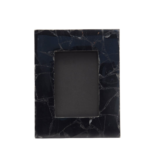 Stone Plus India Black Obsidian Natural Photo Frame