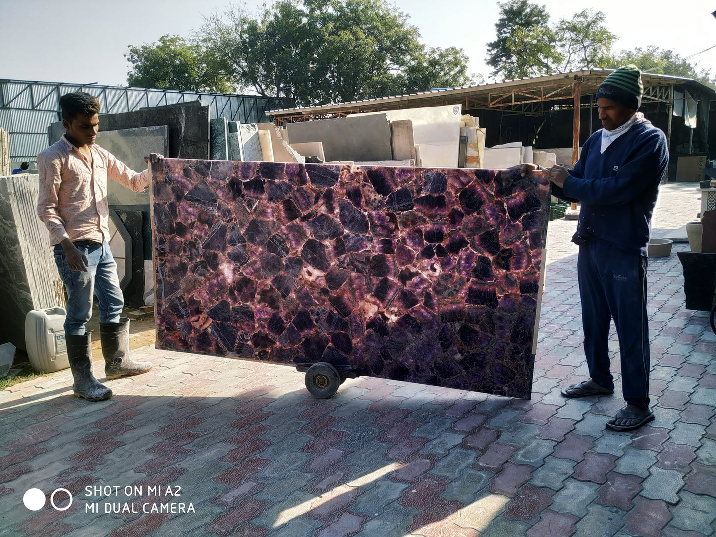 Stone Plus India African Amethyst Slab