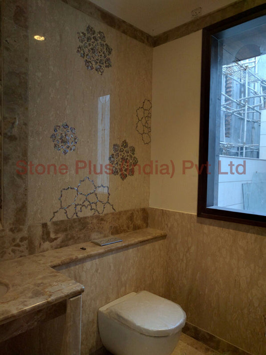Stone Plus India Marble Inlay Wall Panel