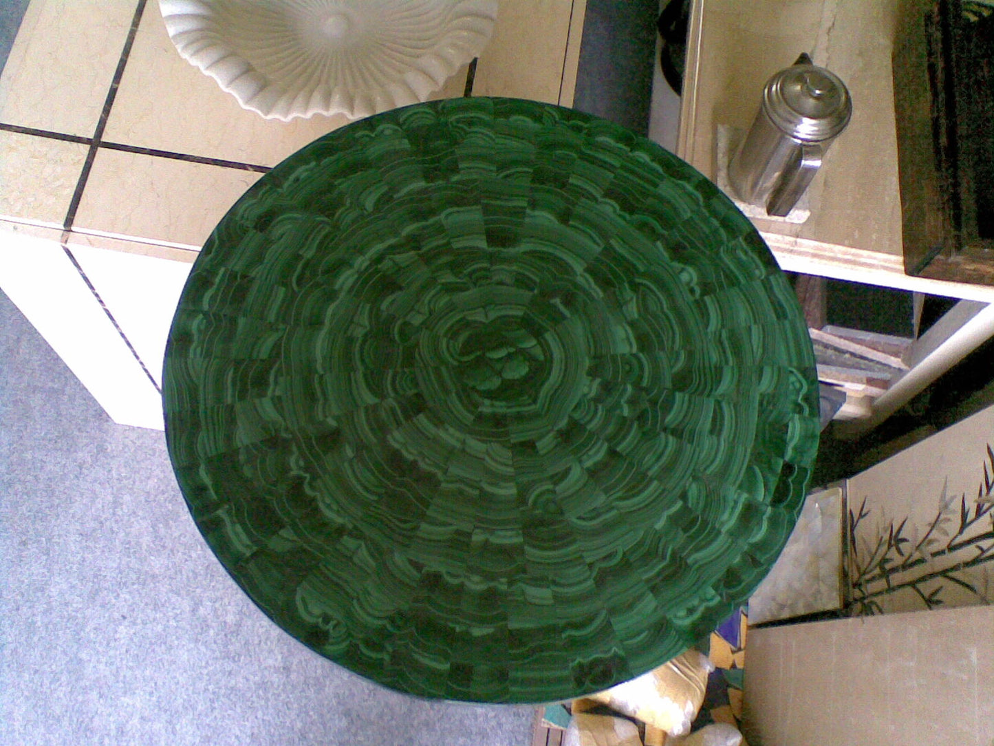 Stone Plus India Malachite Round Tabletop