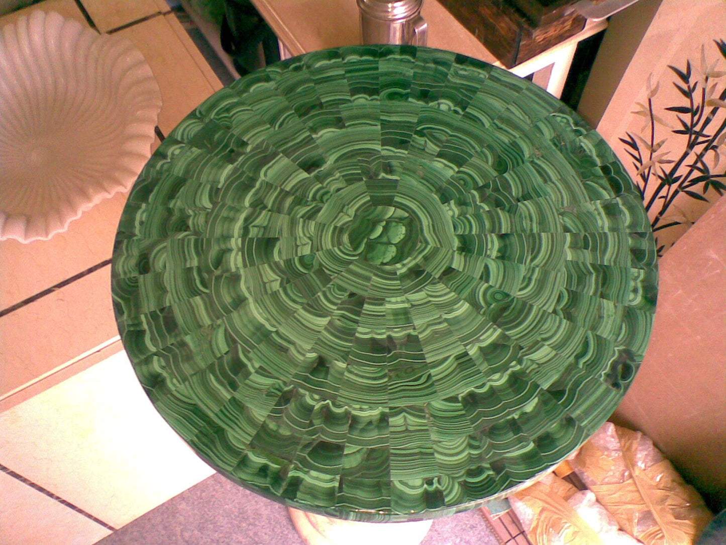 Stone Plus India Malachite Round Tabletop