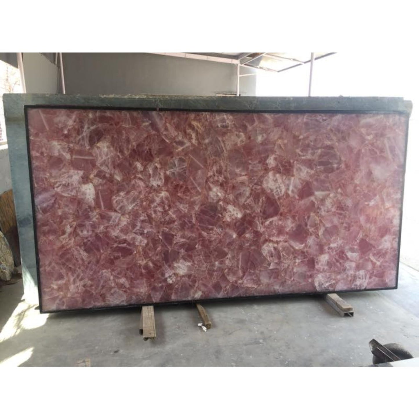 Stone Plus India Rose Quartz Slab/Tabletop