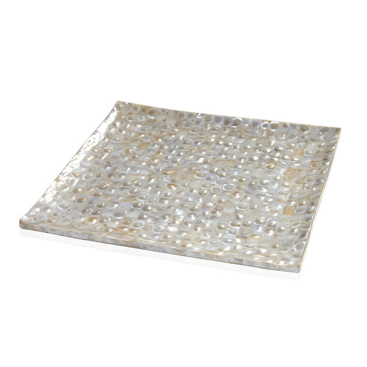 Opulent Homes White Mother of Pearl Tray 88