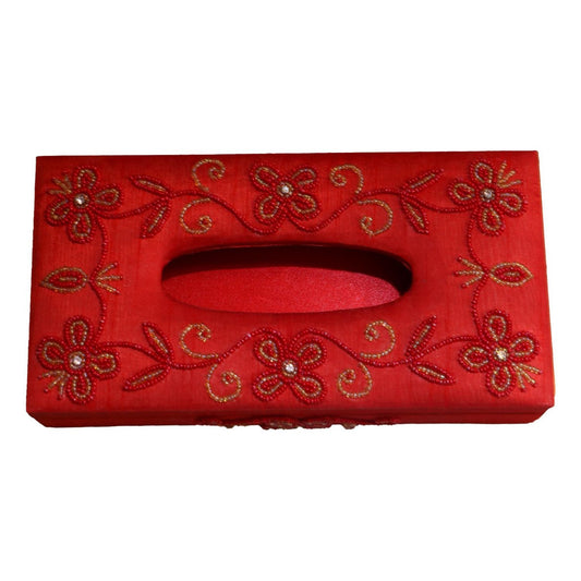 Opulent Homes Embroidered Tissue Box 5