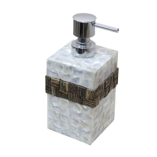 Opulent Homes Mother of Pearl with Taadi Soap Dispenser