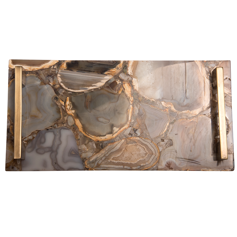 Opulent Homes Agate Tray W126