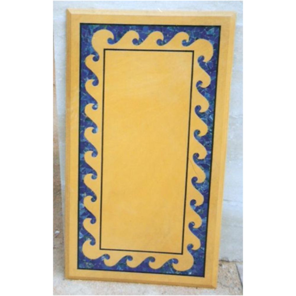 Stone Plus India Jaisalmer Lapiz Marble Inlay Tabletop