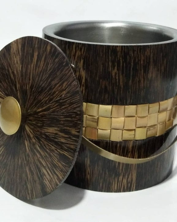 Opulent Homes Ice Bucket in Taadiwood Bamboo