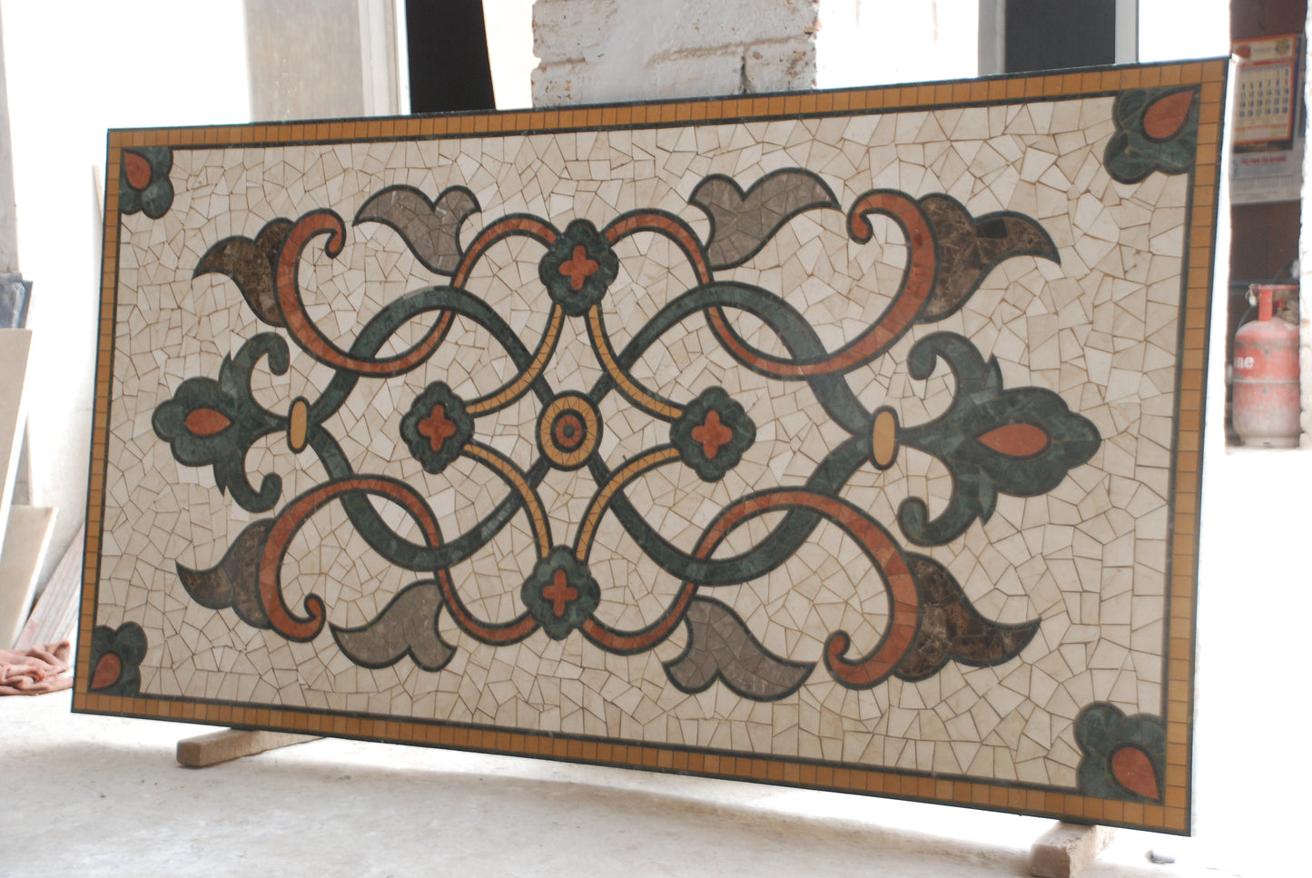 Stone Plus India Marble Mosaic Flooring/Flooring Design