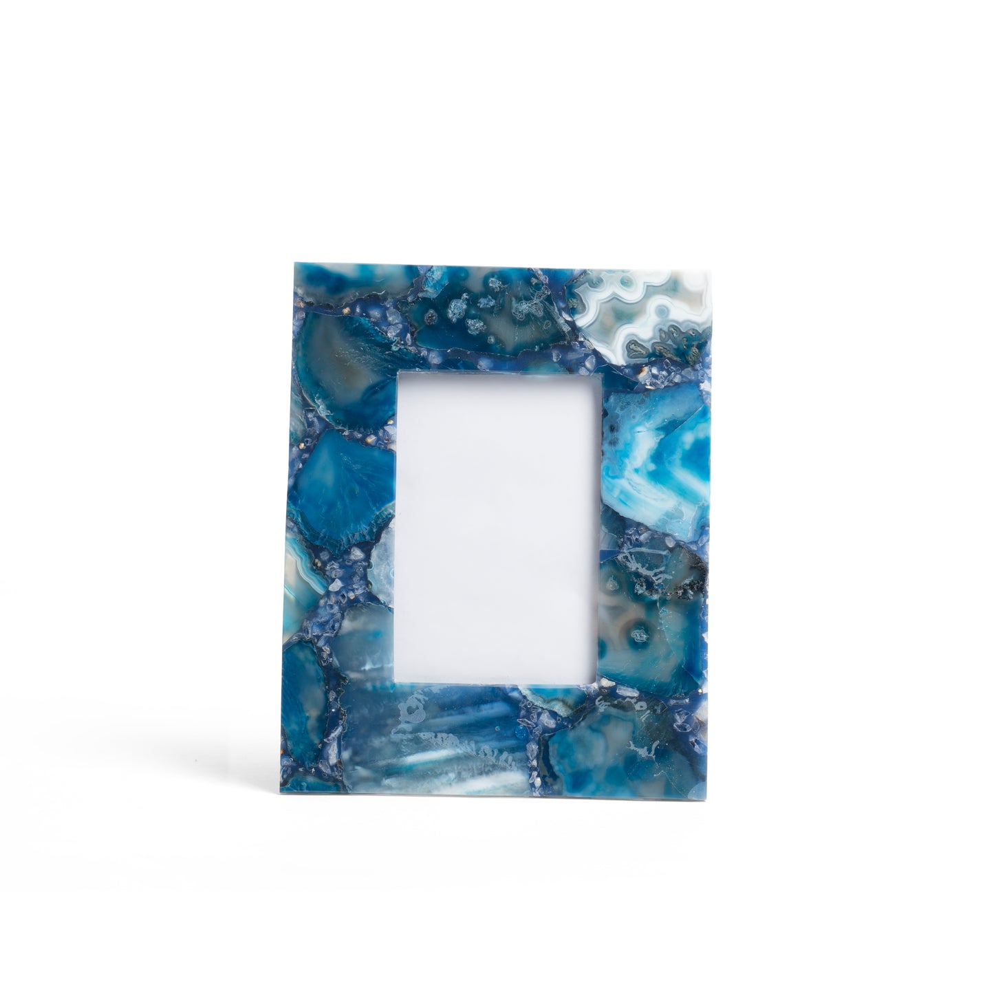 Stone Plus India Blue Agate Photo Frame
