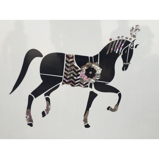 Stone Plus India Marble Inlay Wall Mural/Painting Horse
