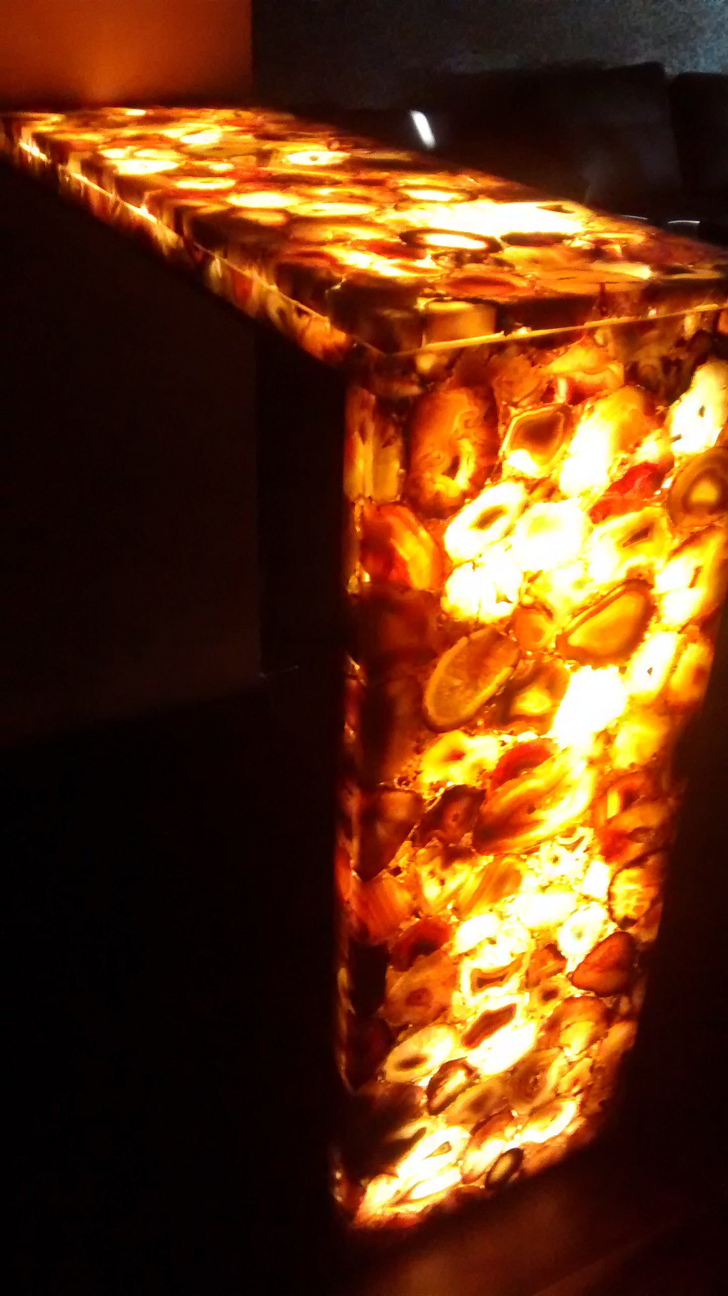 Stone Plus India Golden Agate Console