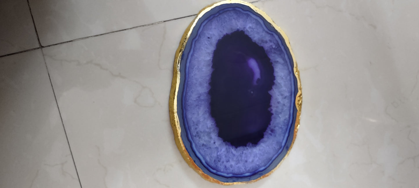 Stone Plus India Blue Agate Platter