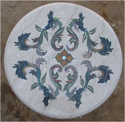 Stone Plus India Marble Inlay Tabletop