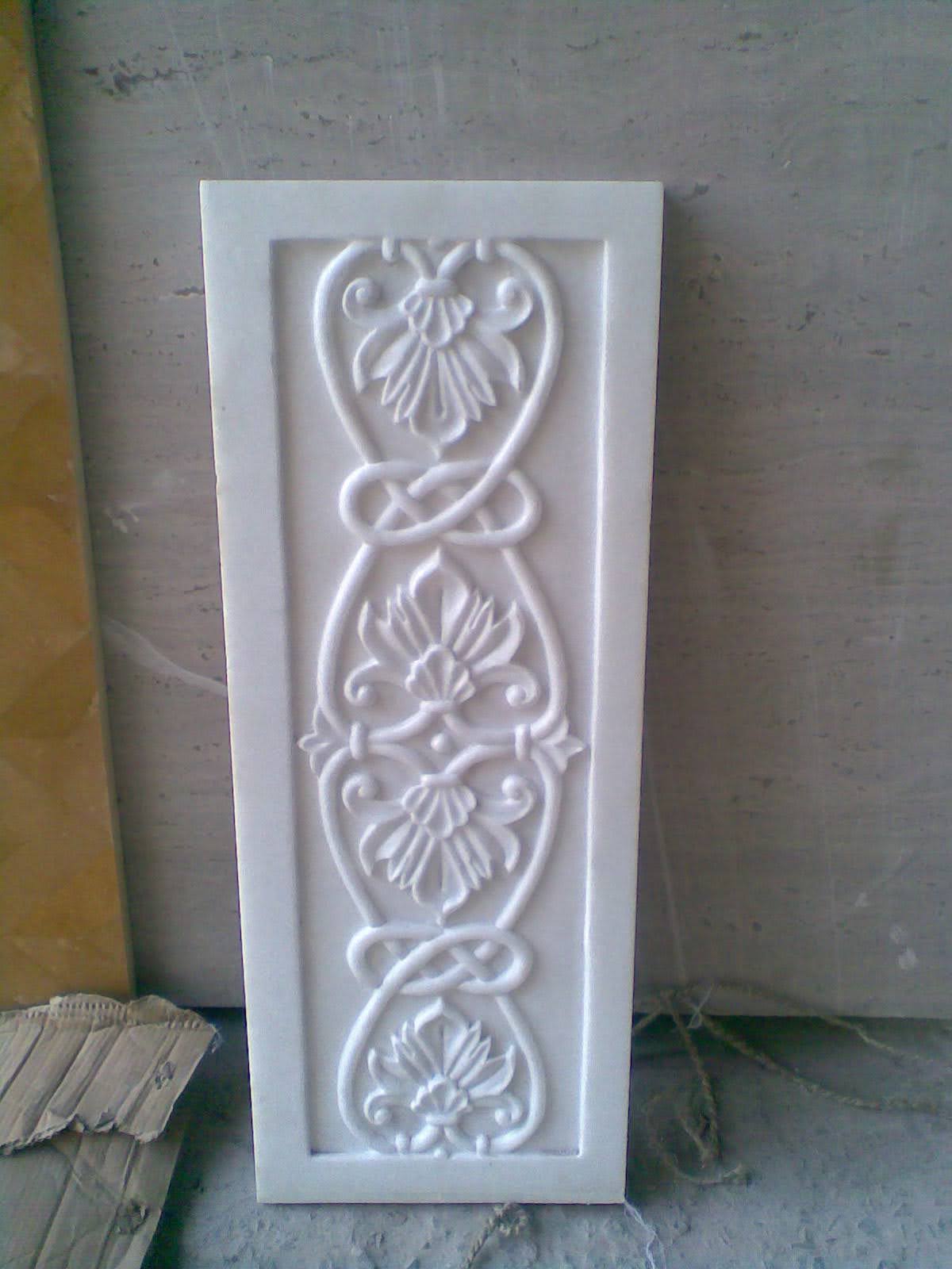 Stone Plus India Marble Wall Carving Panel for a Mandir