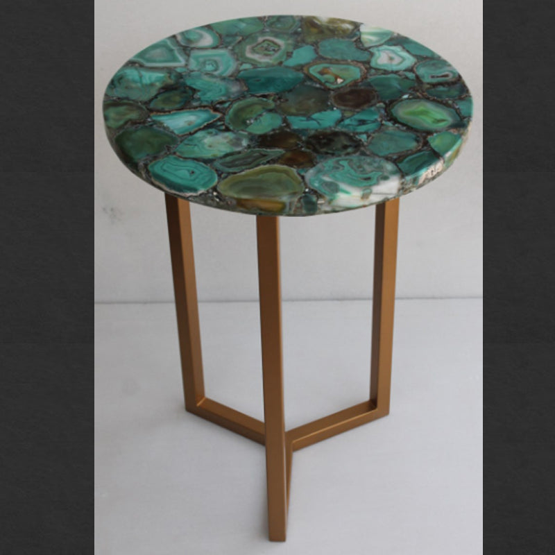 Stone Plus India Green Agate Table