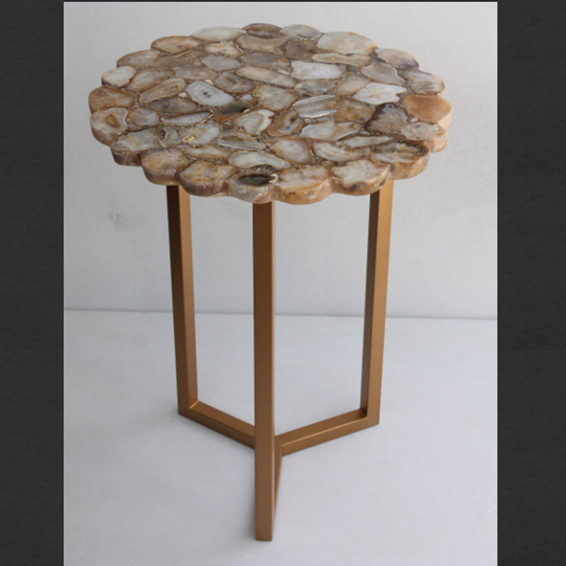 Stone Plus India Golden Agate Flower Table