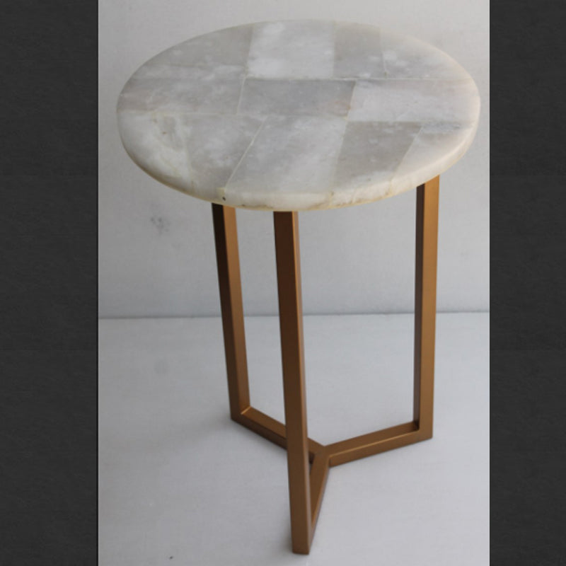 Stone Plus India White Quartz Random Pattern Table