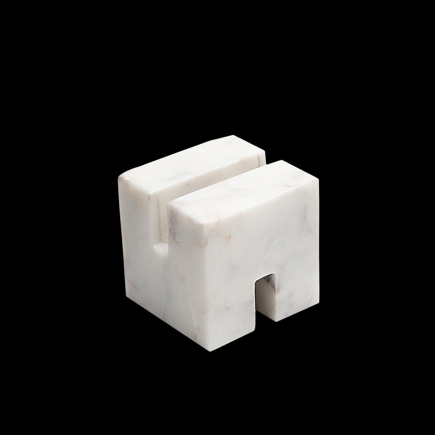 Opulent Homes  White Pearl Cube Shape Paper Weight