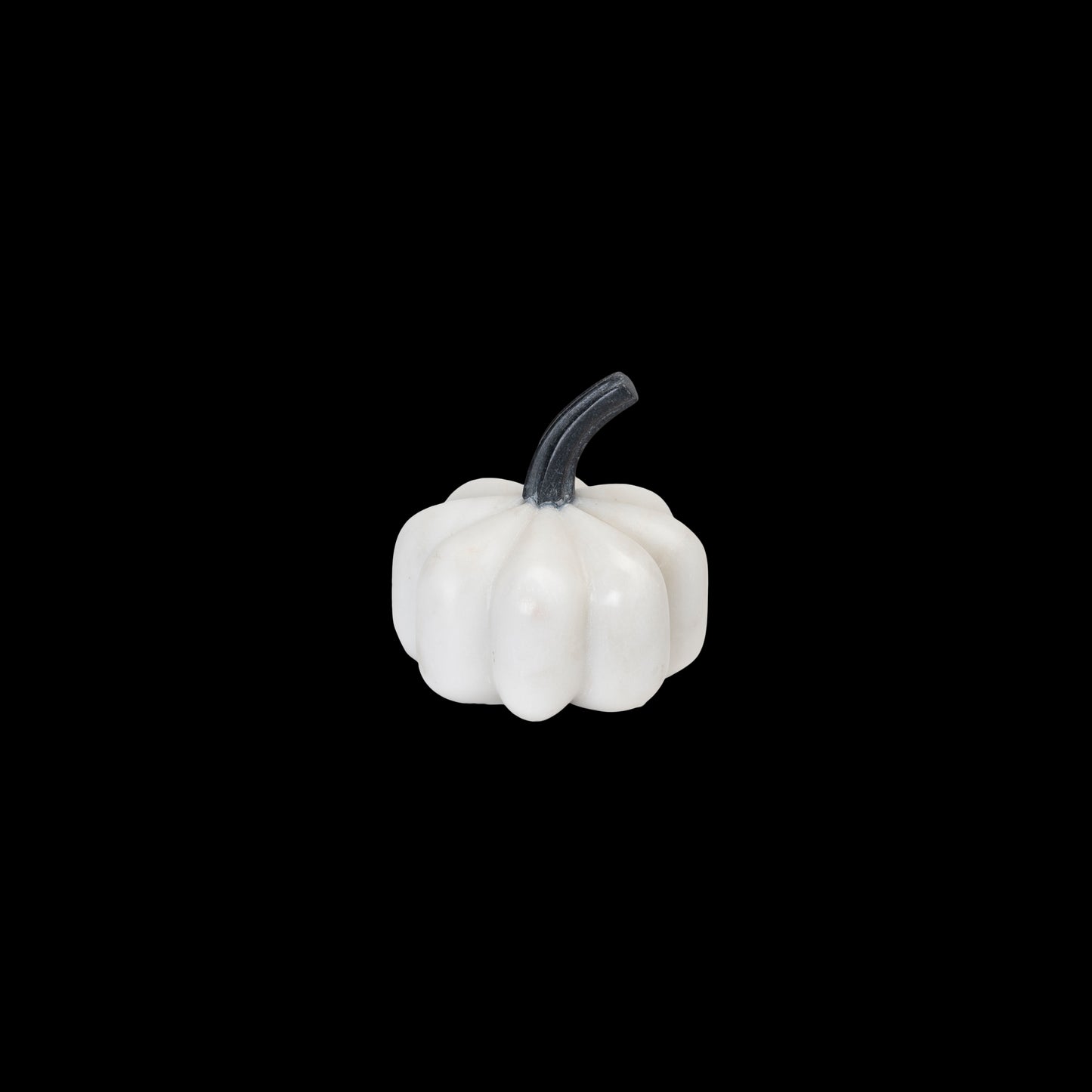 Opulent Homes White Marble Pumpkin - a show piece