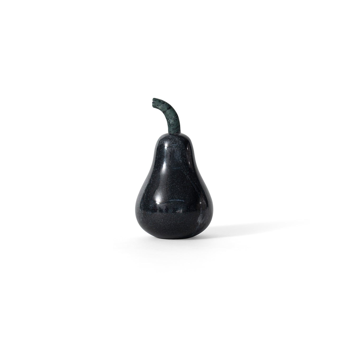 Stone Plus India Black Marble Pear - a showpiece