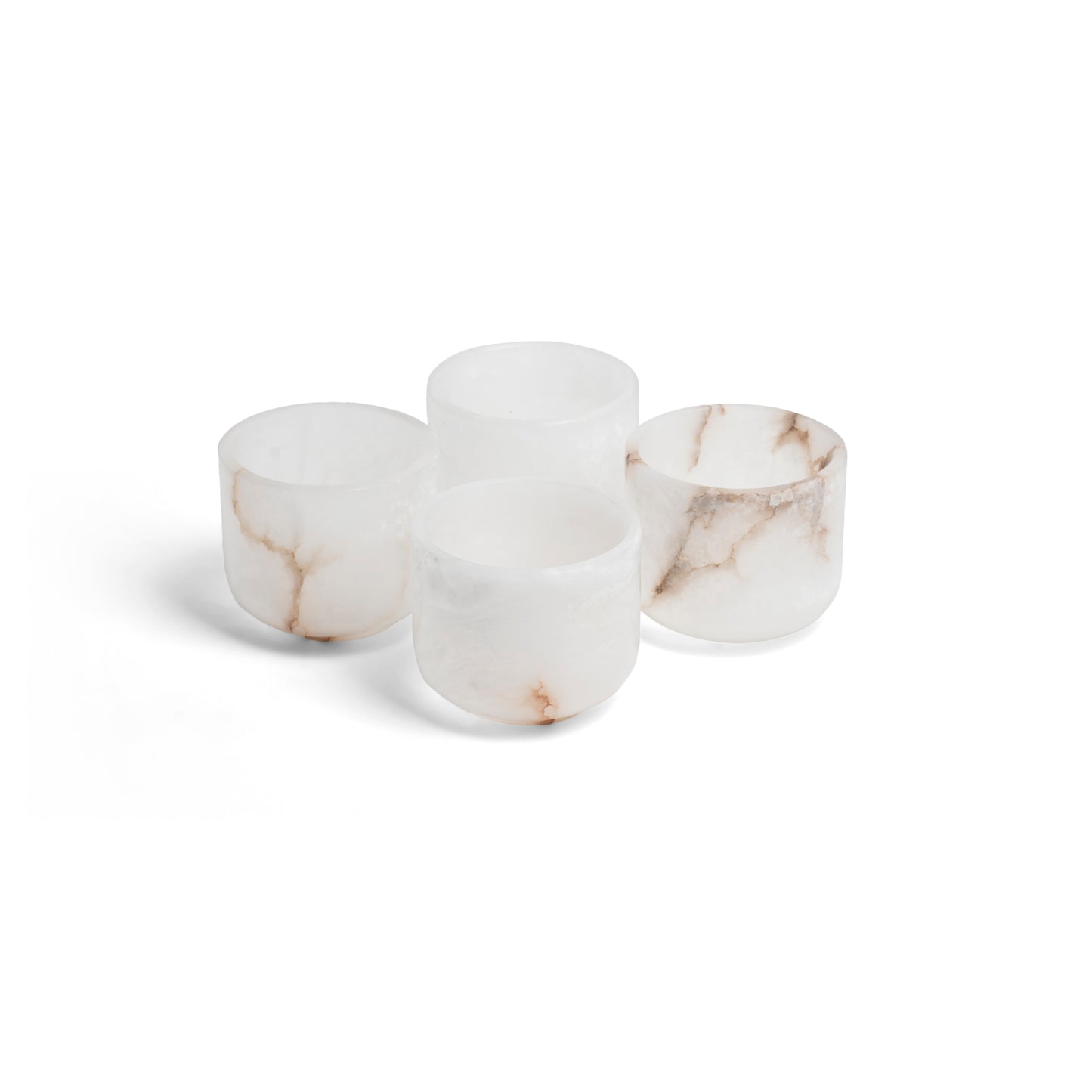 Opulent Homes Alabaster Glasses