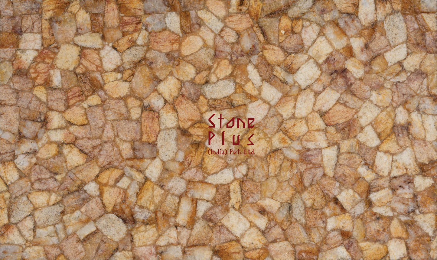 Stone Plus India Golden Quartz Slab