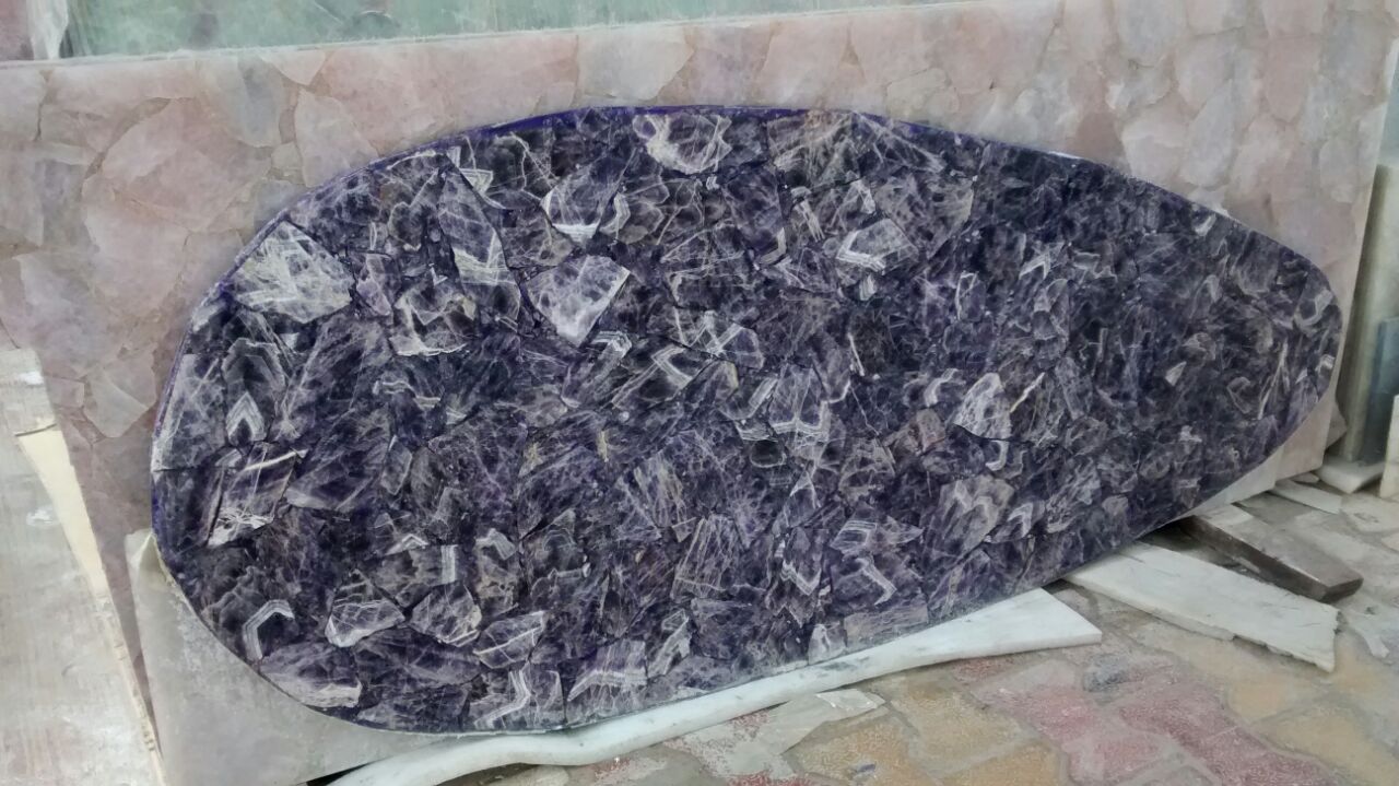 Stone Plus India Amethyst Bath Tub / Table / Bar / Console
