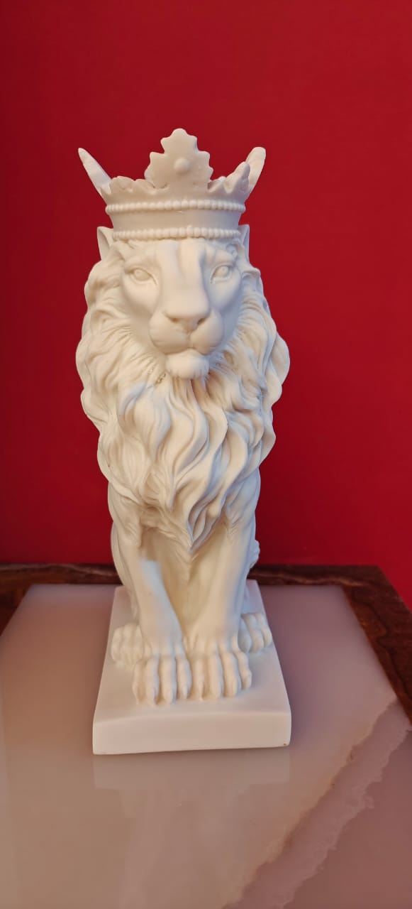 Opulent Homes Marble Lion