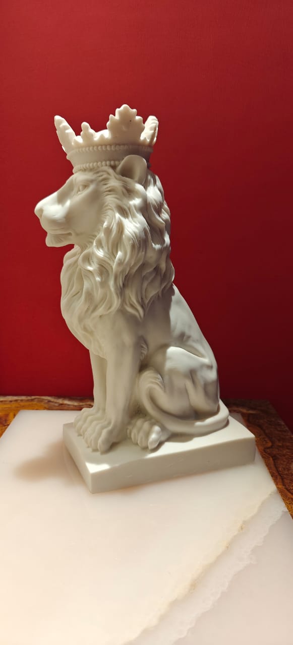 Opulent Homes Marble Lion