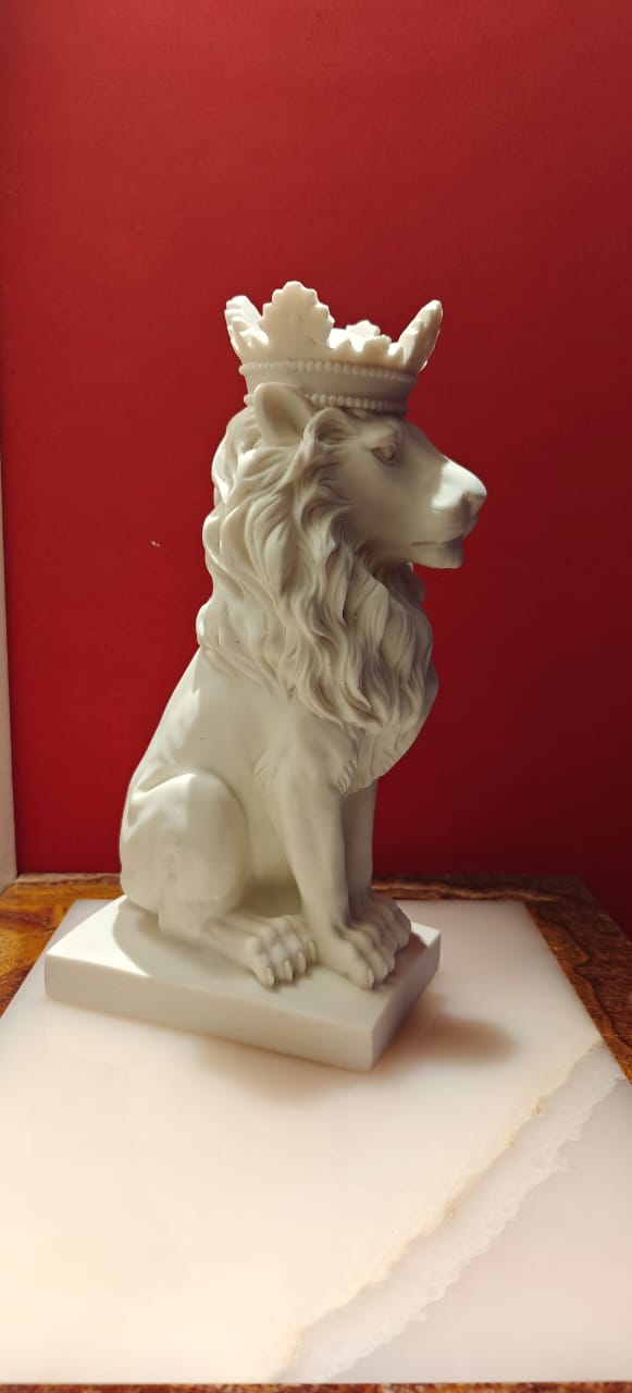 Opulent Homes Marble Lion