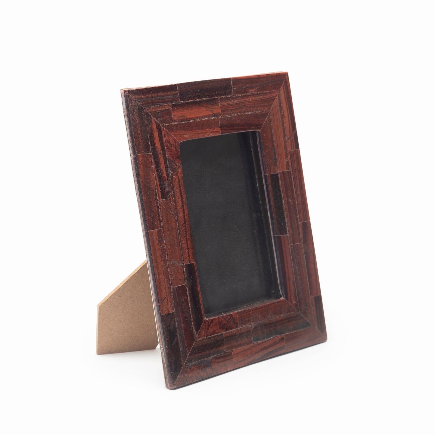 Stone Plus India Red Iron Tigers Eye Brick Design Photo Frame