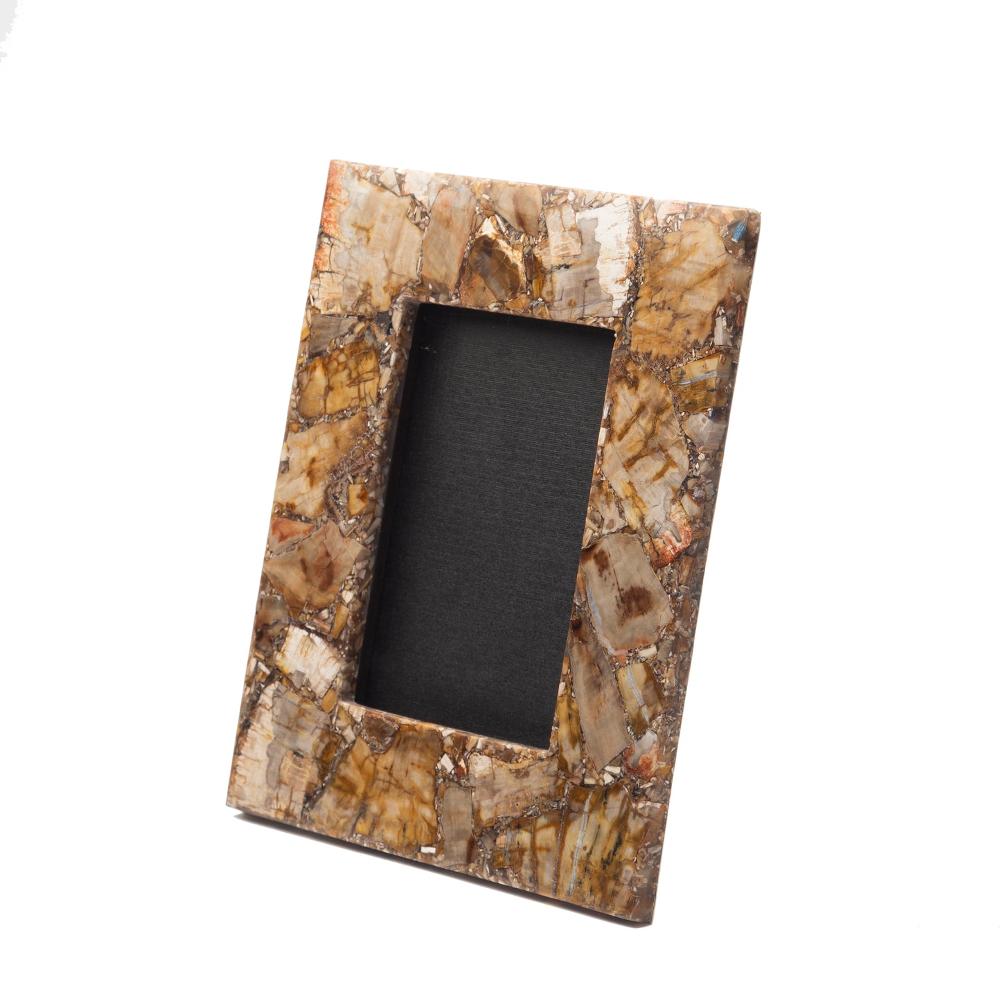 Stone Plus India Petrified Wood Brown Photo Frame