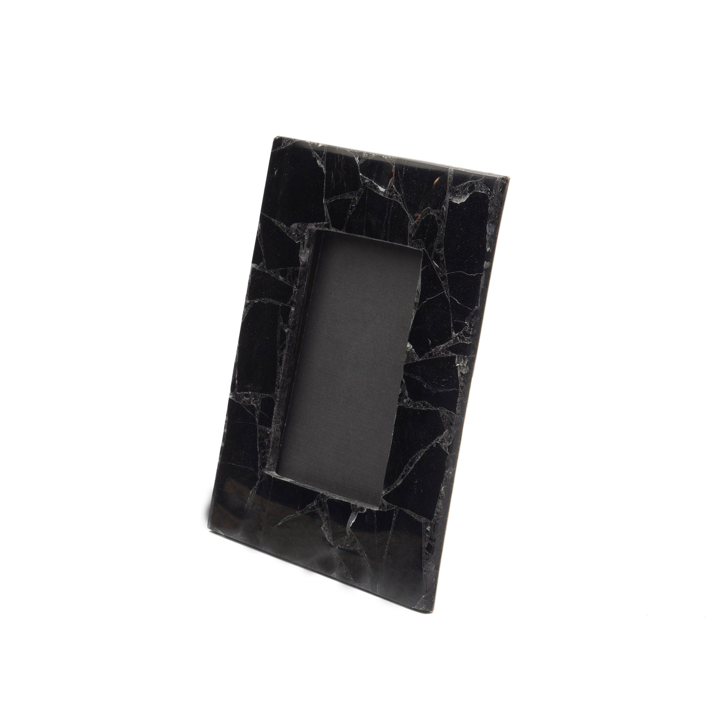 Stone Plus India Black Obsidian Natural Photo Frame