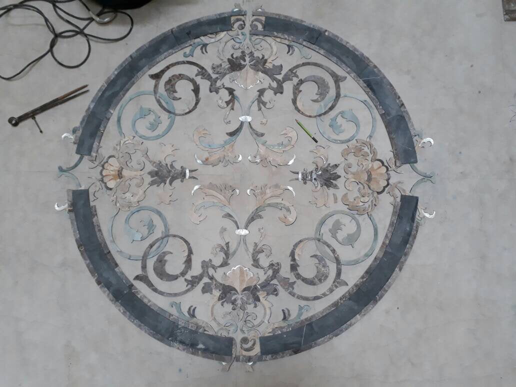 Stone Plus India Flooring Marble Inlay Medallion